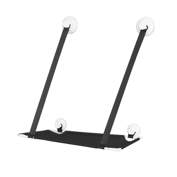 Hamaca para gatos Sunnimix Percha de ventana Negro