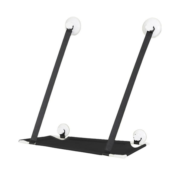 Hamaca para gatos Sunnimix Percha de ventana Negro