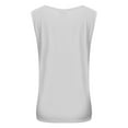thumbnail image 5 of WREESH Womens Tank Tops Solid Color Camisole Sleeveless T-Shirt Loose Tank Top White, 5 of 5