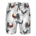 thumbnail image 3 of Logiee Cool Chicken Print Mens Swim Trunks Quick Dry Board Shorts,Breathable Hawaii Beach Shorts Swimwear Bathing Suits-XX-Large, 3 of 6