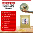 thumbnail image 3 of Morning Bird Hulled Millet 9 lbs – Nutritious Hulled Millet Seed, Easily Digestible with High Fiber, Rich in Vitamins and Supplements for Birds, Ideal Bird Feed for All Bird Types., 3 of 6
