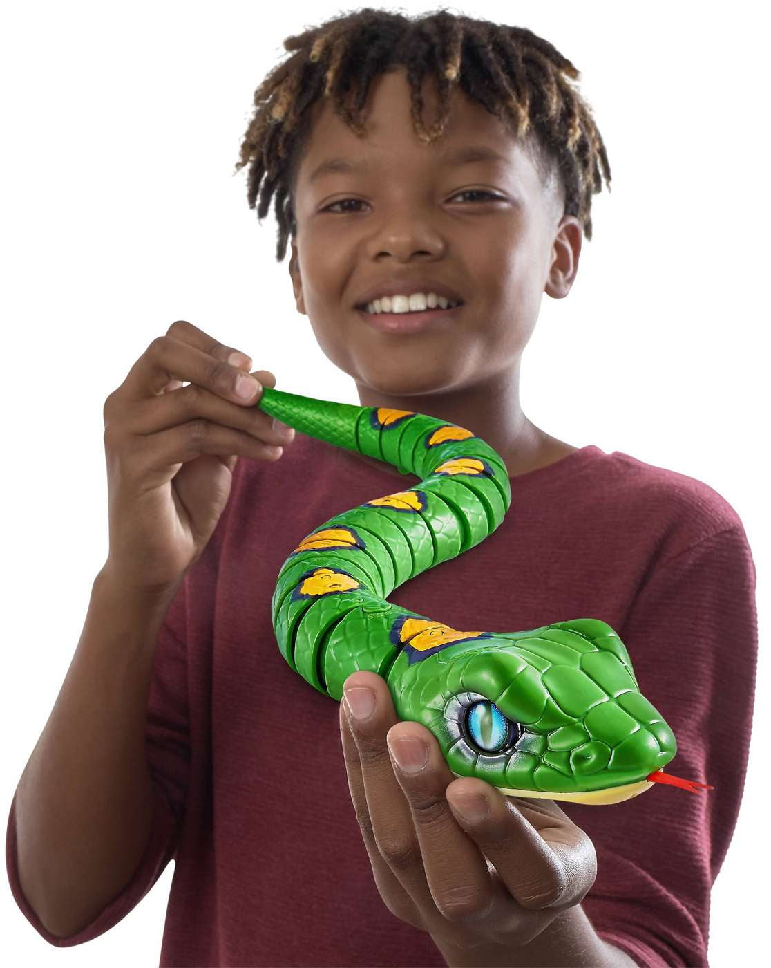 Robo Alive King Python Robotic Pet Figure Green