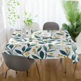 thumbnail image 3 of Yayeee Tablecloths 60" x 60" Rectangle Wrinkle Resistant Party Table Cover, Darker Leafy Pattern, 3 of 8