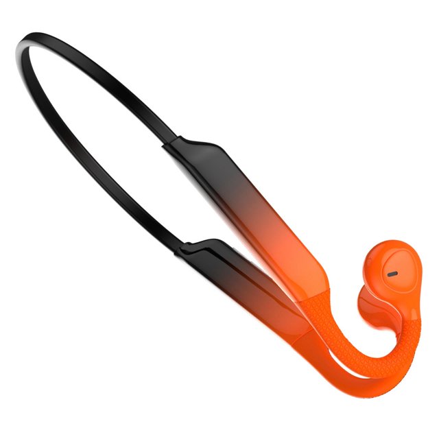 Auricular ducción de aire , auricular estéreo para funcionamiento de baja latencia , degradado naranja