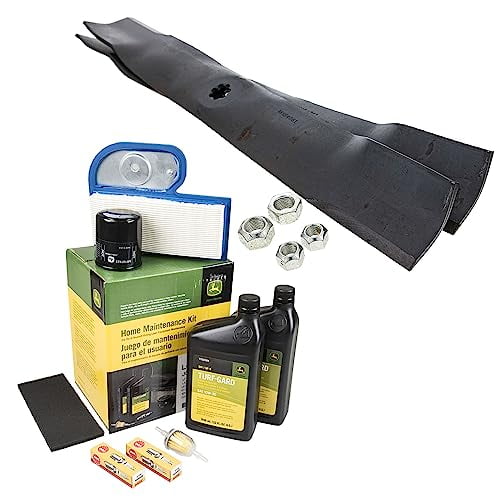 "John Deere Original Equipment Model LT180 Maintenance Kit Standard Blades, 42"" Mower Deck"