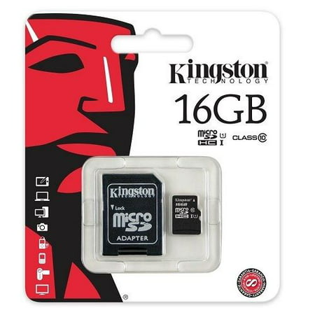 Class 10 Kingston Ultra Micro SD Memory Card 16GB