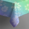 thumbnail image 4 of Pioneer Flower Floral Print Pattern Rectangle Tablecloth 60"x102", Waterproof Polyester Table Cloth, Wipeable Spillproof for Dining Camping Indoor Outdoor, 4 of 6