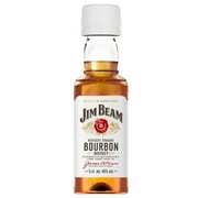 Jim Beam White Label Straight Bourbon, 50 ml PET Bottles, 40% ABV