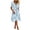 Floral02 Blue, variant on Dresses for Women 2026 Summer Floral V Neck Ruffle Short Sleeve A Line Flowy Midi Dress Elegant Wedding Guest Dress, S-3XL