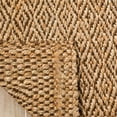 thumbnail image 4 of SAFAVIEH Natural Fiber Doreen Geometric Jute Area Rug, Natural/Brown, 7' x 7' Square, 4 of 6