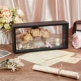 thumbnail image 5 of DIY 5x2.4x10.2 inch Rectangle Shadow Box Wood Shadow Box Display Case Shadow Box Frame with Double Sided Clear Acrylic Window for Dried Flowers Leaves Specimen - Black DIY, 5 of 6
