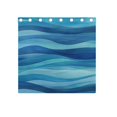 thumbnail image 5 of Blue Wavy Art Pattern 2 Panels 54x55 Inch Blackout Curtains Thermal Insulated for Living Room Bedroom, 5 of 5