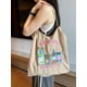thumbnail image 1 of JennyShop Bolsa Japonesa, Nylon Embroided Eco-friendly Shopping Bag, Casual Y Versátil De Un Hombro Cruzado Para Mujeres, 1 of 8