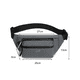 thumbnail image 3 of Riñonera Deportiva Ajustable, Bolsa Lab.G Gris, 3 of 5