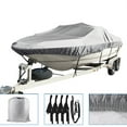 thumbnail image 3 of 14-16Ft Gray Beam Width Heavy Duty PEVA Cotton Waterproof Boat Cover, 3 of 6
