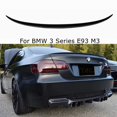 thumbnail image 2 of PARA BMW Serie 3 E93 y E93 M3 Convertible M Style Alerón trasero de fibra de carbono Alerón de maletero 2006-2013 FRP Carbono forjado negro brillante, 2 of 5