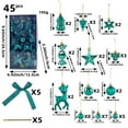thumbnail image 3 of 45-Pack Shatterproof Christmas Ornaments, Assorted Christmas Balls Baubles for Xmas Tree Decor, Decorative Hanging Pendants for Holiday Party & Home Decor, with Reusable Gift Box, 3 of 4