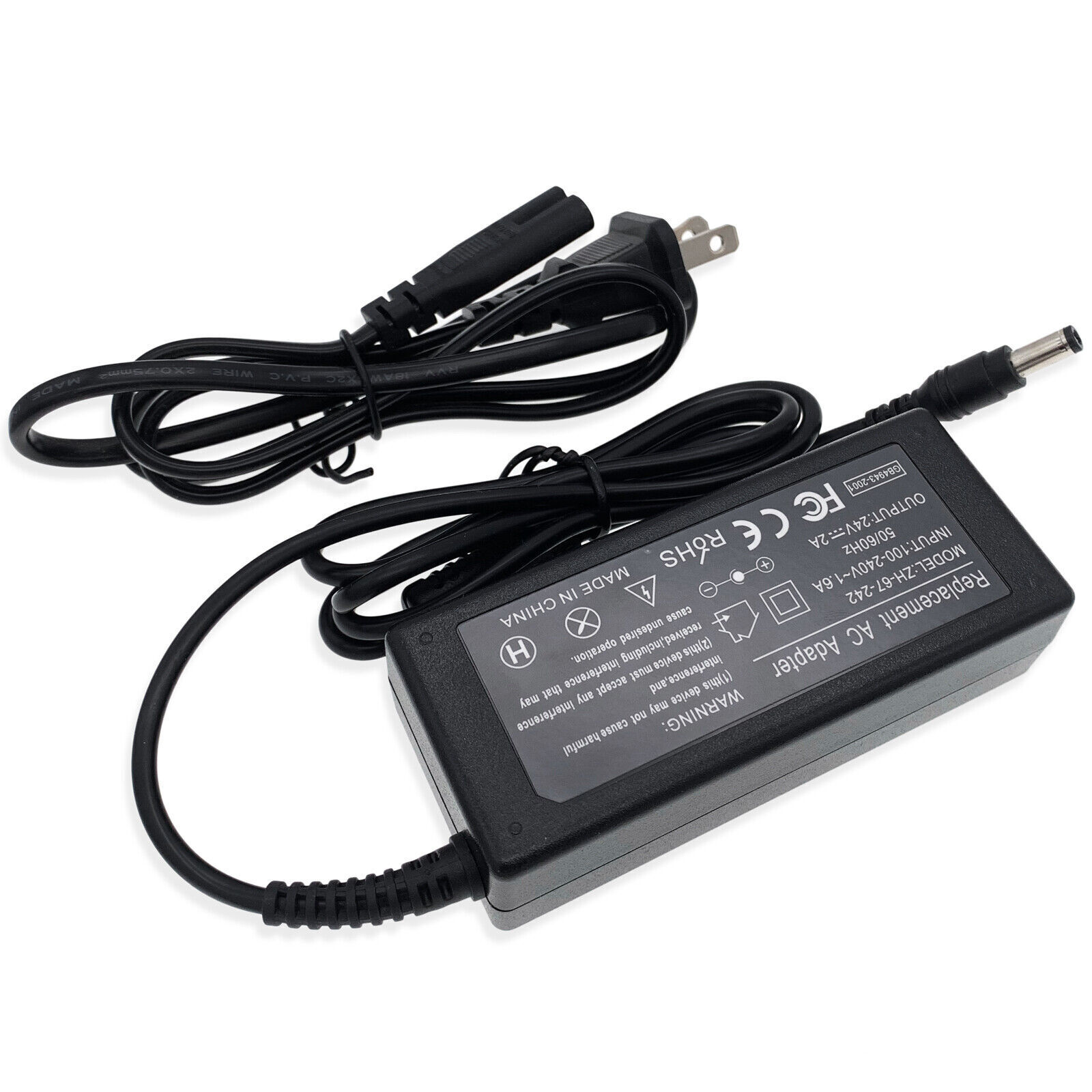 24V AC Adapter For Vizio Sound Bar SoundBar Power Supply Cord Charger