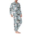 thumbnail image 2 of Balery Swan Princess On Lake Pijama para Hombre de Dos Piezas con Manga Larga, Conjunto de Dormir y Descanso Suave con Bolsillos-Medium, 2 of 7