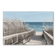thumbnail image 1 of Bouclair Toile Imprimée Aqua Boardwalk 36 X 24 Po (90 X 60 cm), 1 of 1