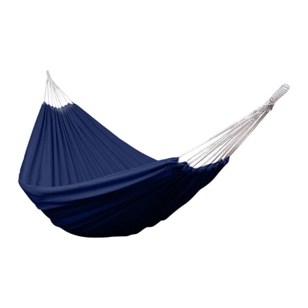 Kyusrd Camping Hammocks Heavy Duty Canvas Anti-Tip Design Outdoor Hammock for Adults Portable Tree Hammock with Straps for Beach Garden Backyard Patio Travel