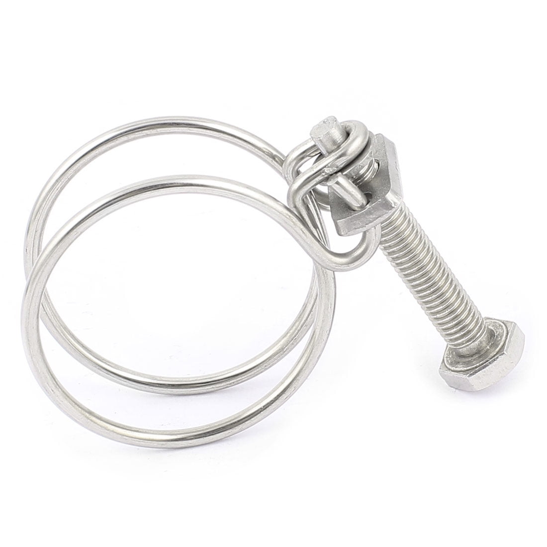 10 Pcs 45mm Diameter Double Wire Grip Cable Tight Pump Hose Pipe Clip Bolt Clamp Walmart Canada