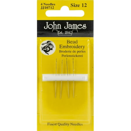 UPC: 0783932201614 | John James Embroidery Hand Needles-Size 12 Short 4/Pkg