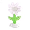 thumbnail image 2 of Glass Flower Smooth Surface Desktop Decoration Glass High Simulation Glass Flower Ornament for Living Room, 2 of 8
