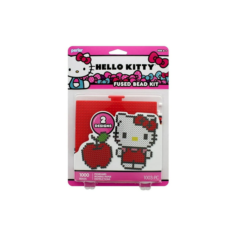 Hello Kitty Perler Fused Bead Beading Kit with Boards and 1000