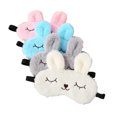 thumbnail image 2 of Lints Cotton Kids Eye Patch Solid Color Blinder Cute Cartoon Replacement Household Office Travelling Sleeping Napping Blinder Eyeshade Light Blue, 2 of 8