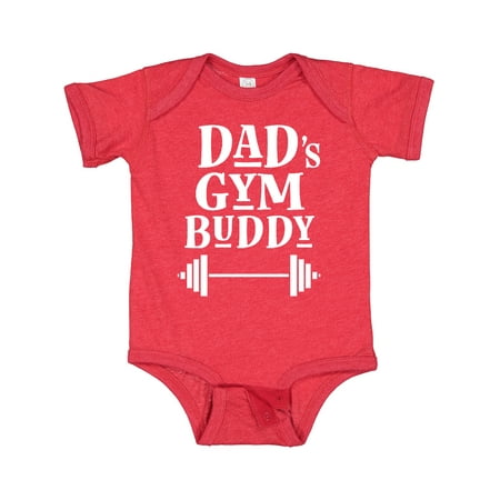 

Inktastic Daddy Gym Buddy Workout Fitness Gift Baby Boy or Baby Girl Bodysuit