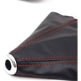 thumbnail image 5 of Car Gear Shift Boot Cover, PU Leather Gear Shifter Knob Dust Cover, Waterproof Shift Knob Cover Boot Gear Gaiter Cover, Auto Accessories Suitable for Most Manual/Automatic Cars (Red Thread Sewing), 5 of 5