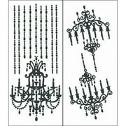 blue mountain wallcoverings snap1003 instant wall art, chandelier