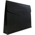thumbnail image 3 of JAM Plastic Hook & Loop Envelopes, 9.8x13x2, 12/Pack, Black, 2 Inch Expansion, 3 of 4