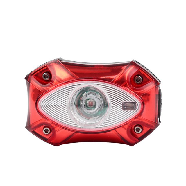 Transemion Tail Light Hard Light Red Lighting Brand New Back Beacon Rechargeable Safety Warning Lamp Compact Bicycle Mountain Cycling 1Set