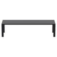 thumbnail image 6 of Compamia Vegas 118" Extendable Resin Patio Dining Table in Black, 6 of 8