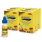 EZ-Sweetz (6 Packs 0.2 oz - Liquid Sweetener 180 Servings/Bottle)