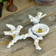 thumbnail image 5 of Sungmor Vintage Cast Iron Tealight Candle Holder, Lovely & Beautiful Birds Nest Design, Unique Tabletop Shelf Home Decor Pieces, Small Birds Statue Candle Holders Coffee Table Centerpieces Decor, 5 of 7