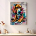 thumbnail image 4 of Bloodhound Decor Poster Unframe, Bloodhound Dog Canvas Wall Art, Dog Reading Book Canvas Print Painting Poster Wall Decor Dog Lovers Gifts, 4 of 6