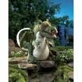 thumbnail image 2 of Marioneta de mano Folkmanis Baby Dragon verde y blanco, 2 of 2