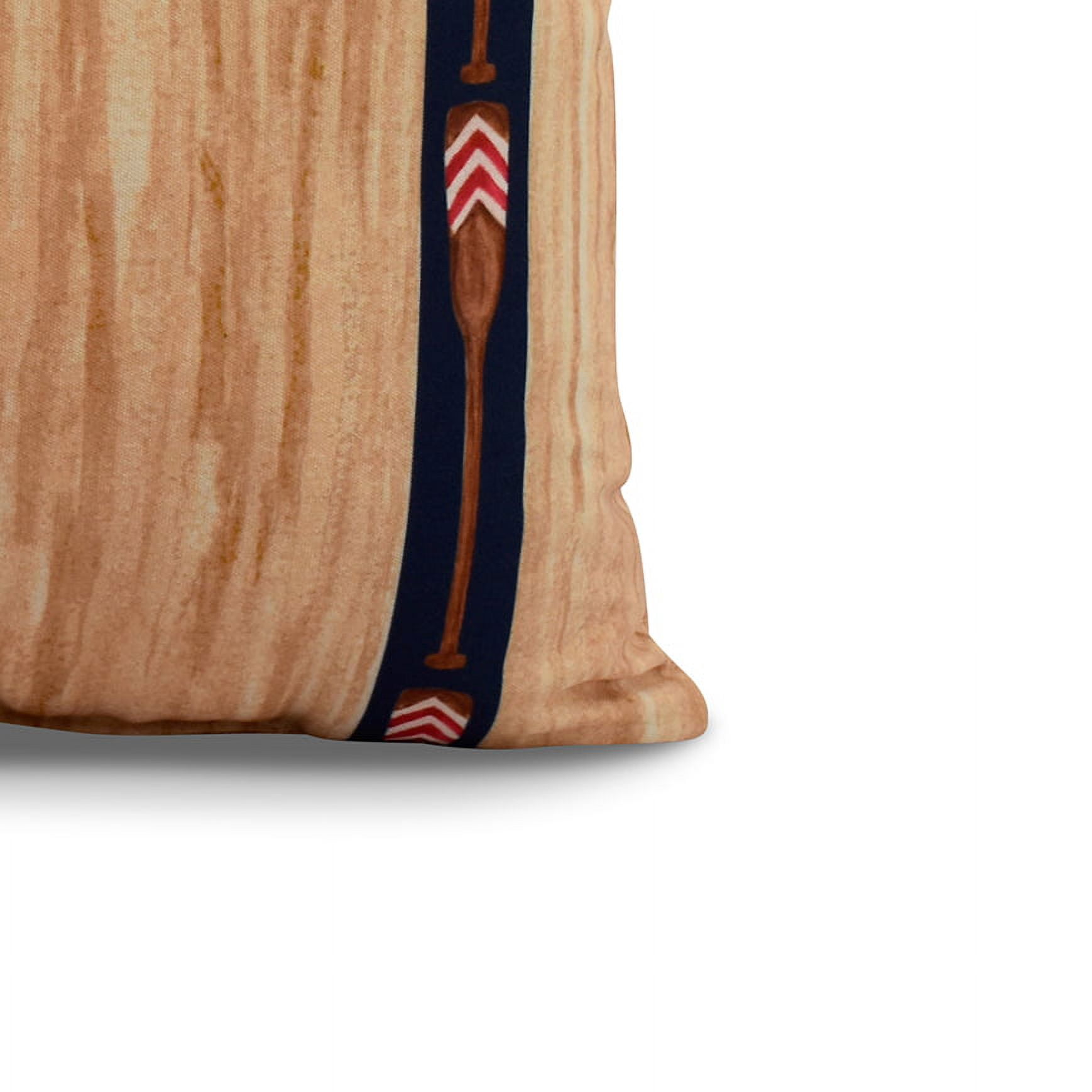 Simply Daisy, 20 x 20 inch, Oar Stripe Trio, Stripe Print Pillow, Navy