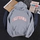 thumbnail image 2 of Gibobby Sudadera con capucha y bolsillos Camiseta encapuchada para mujeres Impreso Casual Long Manga O cuello Pocket Pullover Tops （Gris， S), 2 of 2