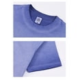 thumbnail image 4 of Men’s 250g Heavyweight Cotton T-Shirt – Gradient Reverse Wash Distressed Short Sleeve, Unisex Streetwear Tee, 4 of 8