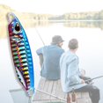 thumbnail image 3 of Señuelos de pesca de aleación de plomo, cebo flotante luminoso de simulación para agua dulce. Azul 40g, 3 of 9