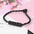 thumbnail image 5 of Pulsera de cuerda de la suerte con 5 cuentas anudadas de hilo rojo, según el Feng Shui chino, 5 of 5