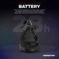 thumbnail image 3 of Monster DNA Go Wireless Earbuds, aptX Lossless Audio, Clear Voice Capture, IPX5 Water Resistance, Fast Charging Case, 3 of 8