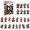 B, variant on QLUEWX Dachshund Christmas Advent Calendar 2026, 24Pcs Double-Sided Flat Acrylic Sausage Dog Ornaments Countdown Blind Box for Xmas Tree Home Decor Holiday Gift