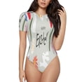 thumbnail image 1 of Balery Happy Easter Body de cuello redondo de manga corta para mujer Tops de manga corta Tops básicos-Large, 1 of 7