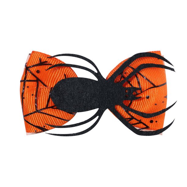 Vestido de Halloween de dibujos animados para niñas, Clip para el pelo de calabaza, araña fantasma, divertido gato negro, Calavera, accesorios para el cabello, Feliz Día de Halloween Fivean unisex