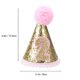 thumbnail image 3 of Sombrero de cono de 2º cumpleaños con purpurina y diadema ajustable para suministros de fiesta para niña, 3 of 3